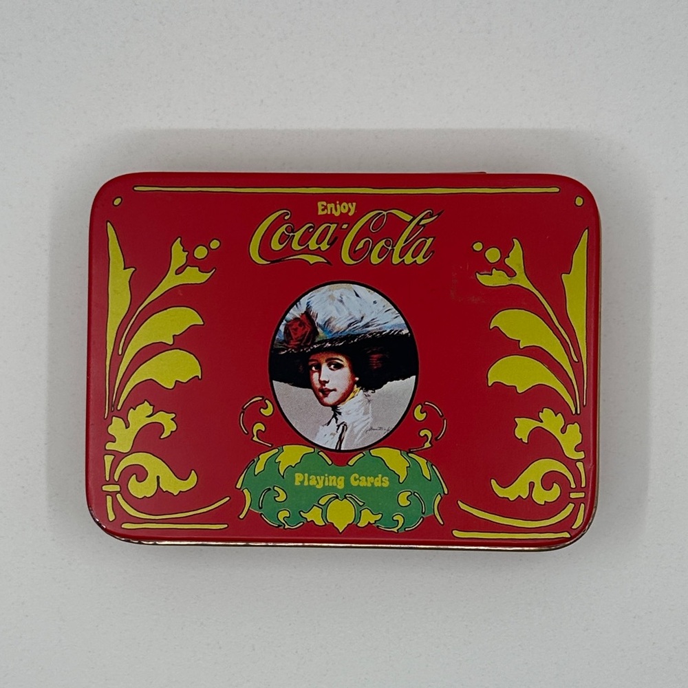 Coca-Cola Playing Cards with Tin